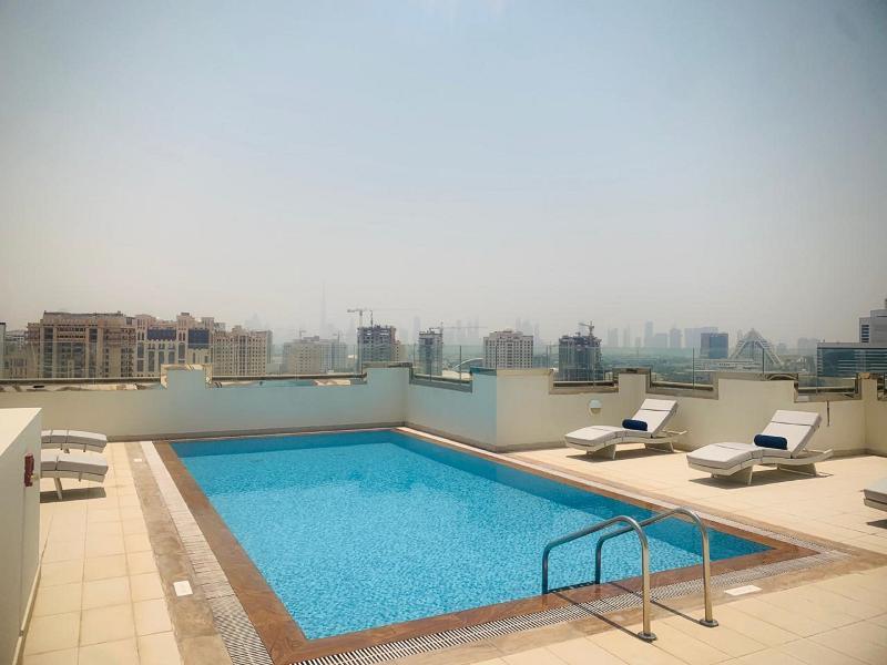 Suha Creek Hotel Apartments Dubái Exterior foto